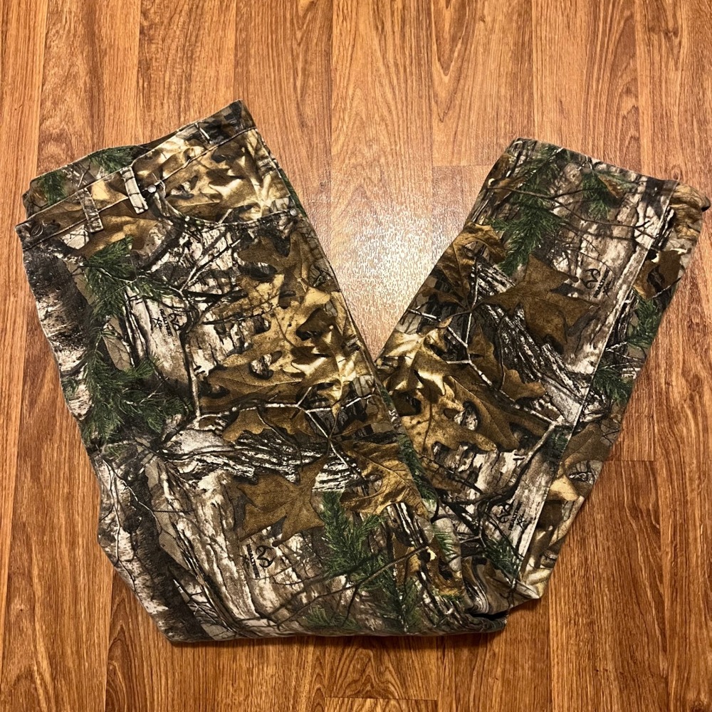 Wrangler Pro‎ Gear Camouflage Pants 46x32 Realtree Xtra Cargo